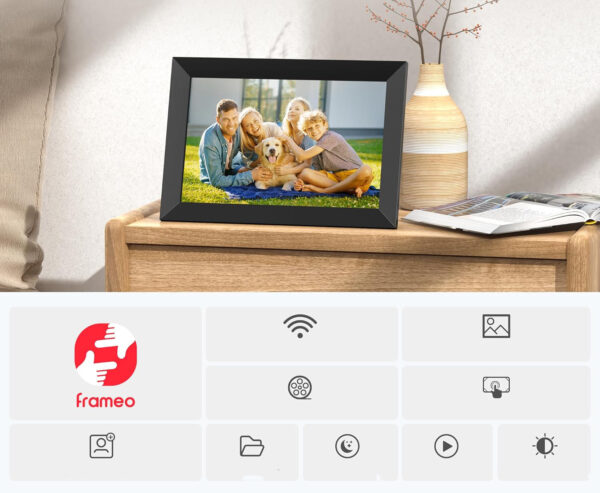 Cyfrowa ramka na zdjęcia Frameo 102K WiFi 10,1 cala HD IPS 1280 x 800 32 GB - obrazek 6