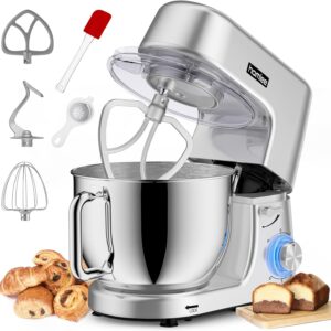 Robot kuchenny Homlee 70 dB 1800 W 7,2 litra mikser planetarny do ciasta i kremów z dużą stalową misą i końcówkami