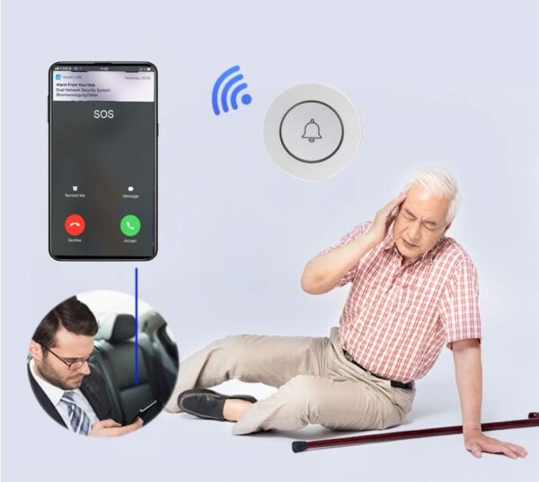 System Alarmowy TECPEAK z GSM/WLAN, Zestaw z Syreną Zewnętrzną - obrazek 3