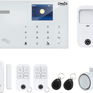 Alarm domowy DadVu DV-1A3G V3, 4G, 99 stref bezprzew., 3 przewod, biały