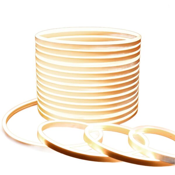 Pasek neonowy LED Lamomo WWSDE20M 20 m, barwa ciepła biała, 24V