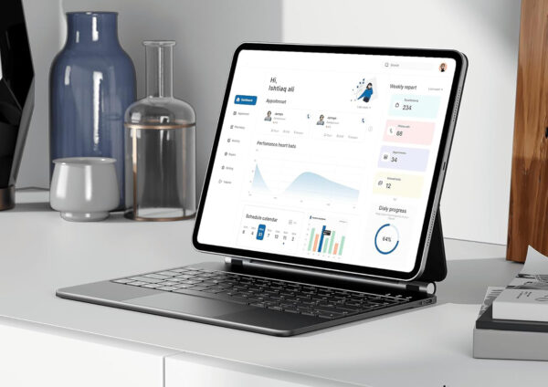 Używana Klawiatura Earto iPad Air 12.9 IT (M2, 2024), Podświetlana, 800 mAh czarna - obrazek 3