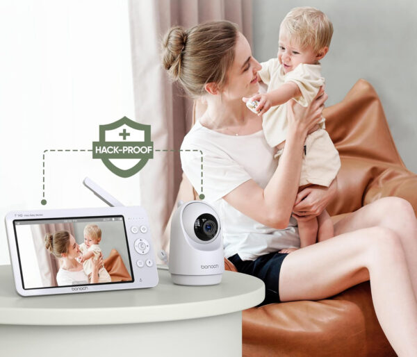 Kamera bonoch BBM01/BBM03/BBM05, Niania Elektroniczna, 720p, Zoom 4X Używany - obrazek 8