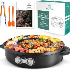 USZKODZONY Grill elektryczny Food Party FPJ202, 110V, 1800W