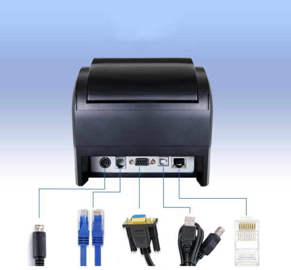 Drukarka paragonowa Vretti М817 80 mm 28 x 17 x 18 cm drukarka termiczna USB Bluetooth dla sklepów - obrazek 2