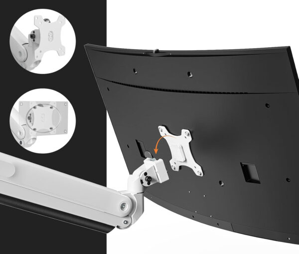 Uchwyt na jeden monitor PUTORSEN GSMT-431U (DE-LEJ1), 17-43'', do 18kg - obrazek 2