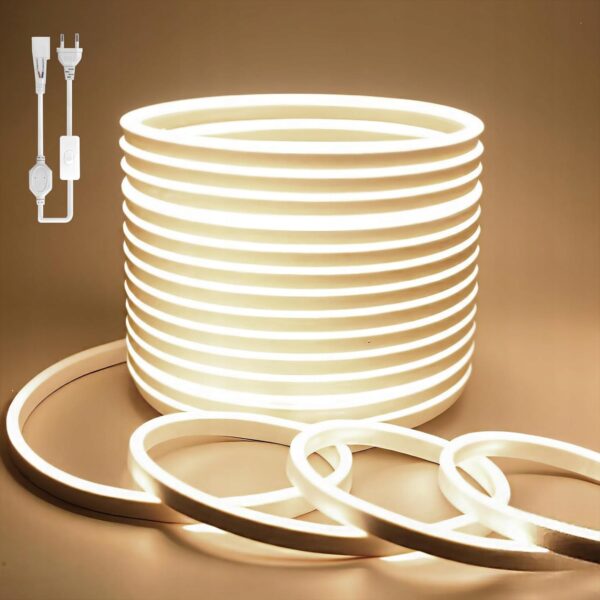 Pasek neonowy LED BAGZY 20m 220V 120 LED/M, biały naturalny, bez opakowania - obrazek 7