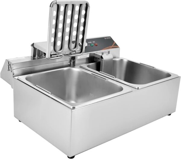 USZKODZONY Frytownica DULNICE DZL-20B 12L 2x3000 W do restauracji - obrazek 9
