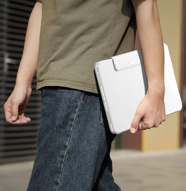 Etui z klawiaturą ESR do iPada Pro 12.9 białe magnetyczne etui z klawiaturą - obrazek 9