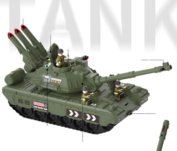 Zabawka czołg Panther KS-99, światło, efekty dźwiękowe, Model interaktywny - obrazek 2