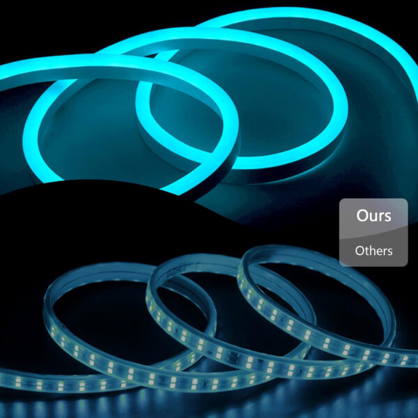 Używany BAGZY Neon LED RGB 20M 220V IP65 Kontrola przez Aplikację 120 LED/M - obrazek 7