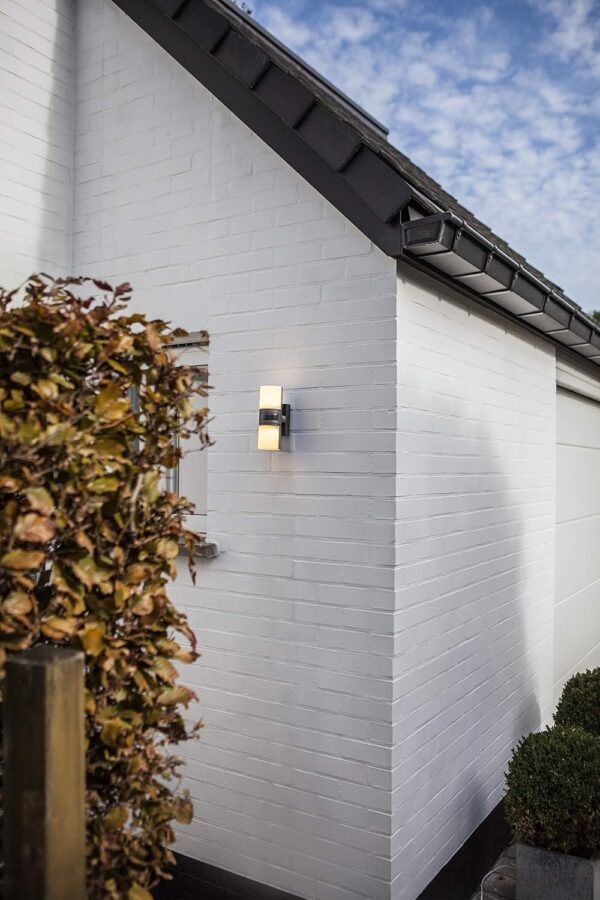 Zewnętrzna lampa LED z czujnikiem ruchu 12m/180° energooszczędna lampa SEBSON elewacyjna z sensorem - obrazek 5