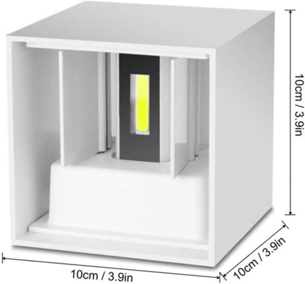 Zestaw 4 lamp LED FUPE FP-HWBD-B01 6W 3000K biały oświetlenie punktowe do wnętrz domu - obrazek 3