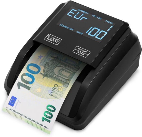 UŻYWANA Maszyna do sprawdzania i liczenia banknotów ZENACASA, 12,5x15x7,8cm