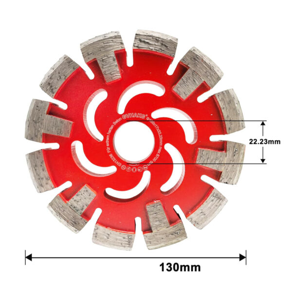 Tarcza GVHAKG FWJB80075 130x17x22,23 mm wytrzymała tarcza do precyzyjnego cięcia - obrazek 3