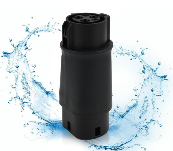 Adapter kabla ładującego HEBERUCK, 60 A, 2,5E+2 V, IP54, miedź - obrazek 2