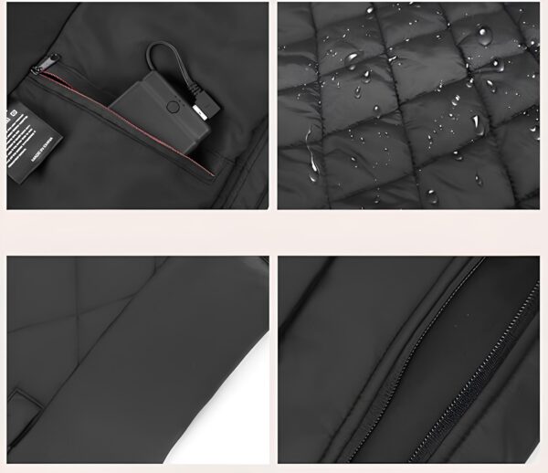 Damska kamizelka grzewcza Kintiwe US/EU-M, ASIA-M/L, bateria 12000 mAh - obrazek 4