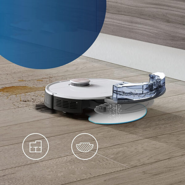 USZKODZONY Odkurzacz ECOVACS Deebot T8 Pure, 5200 mAh, technologia OZMO - obrazek 4