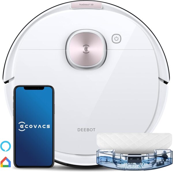 USZKODZONY Odkurzacz ECOVACS Deebot T8 Pure, 5200 mAh, technologia OZMO