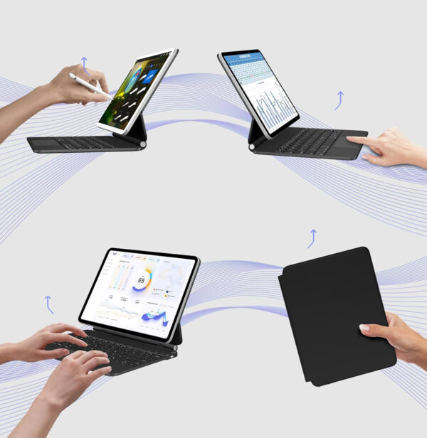 Klawiatura Nuflaz X7 do iPad Air 11 Inch (M2 2024/M3 2025), Air 5/4 - obrazek 7