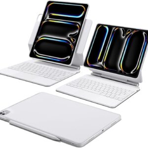 Etui z klawiaturą do iPad Pro 13 (2024) ESR 6В023 360 biały QWERTZ