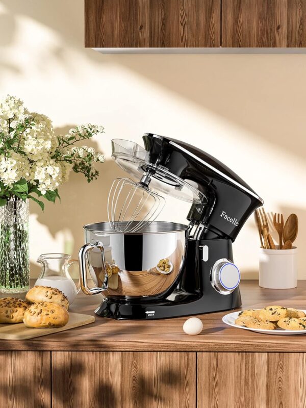 USZKODZONY Robot kuchenny Facelle SM-1554 1500W 8L black mikser z uszkodzeniem mechanicznym - obrazek 7