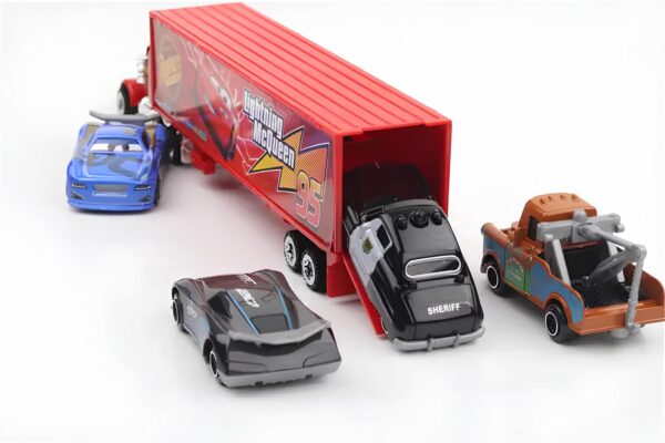 Zestaw z bajki Auta zabawki z kreskówki Auta miniaturowe pojazdy z postaciami z filmu Cars - obrazek 4
