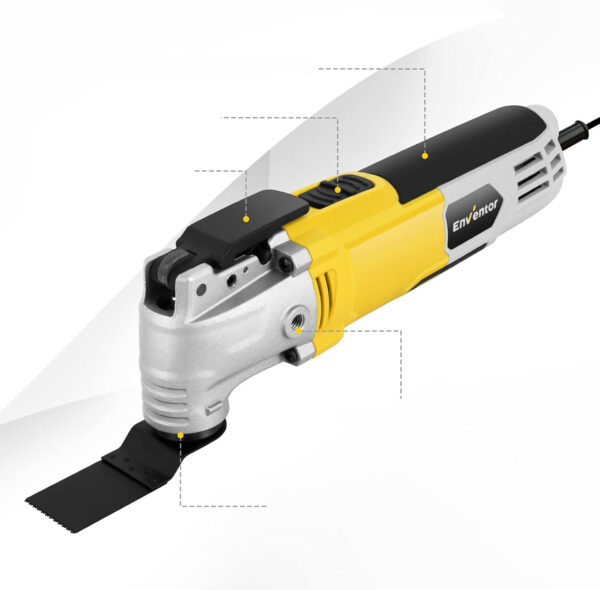 Renowator oscylacyjny wielofunkcyjny Enventor 23Q1-3 300W 28 akcesoriów 6 prędkości - obrazek 2