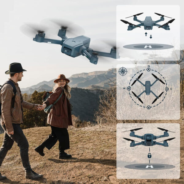 Dron z kamerą X-IDRONE15, 4K, 3,7V/1200mAh, Używany - obrazek 5