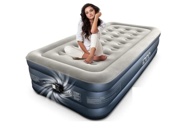 PO NAPRAWIE IDOO materac dmuchany jednoosobowy 188x99x38 cm I-C-019 - obrazek 4