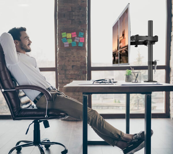 Uchwyt na dwa monitory BONTEC MDM002 13-27'', VESA 75/100 - obrazek 2