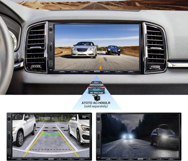 Używane Radio samochodowe ATOTO F7 F7G2A7WE 7 cali Bluetooth HD LRV FM/AM GPS - obrazek 4