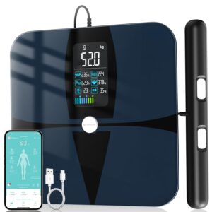 Waga podłogowa Lepulse P1 z chwytakiem, do 180 kg, 24 profile, czarna