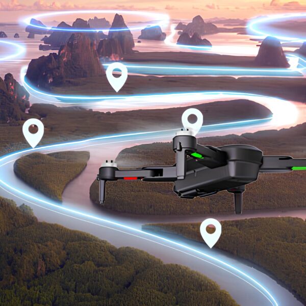 Dron GPS IDEA 33 z kamerą 4K 5G WiFi składany FPV Quadcopter, Powystawowy - obrazek 3