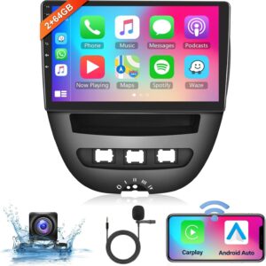 Radio samochodowe podofo 10'' Carplay Android dla Toyoty/Peugeota/Citroena Powystawowe