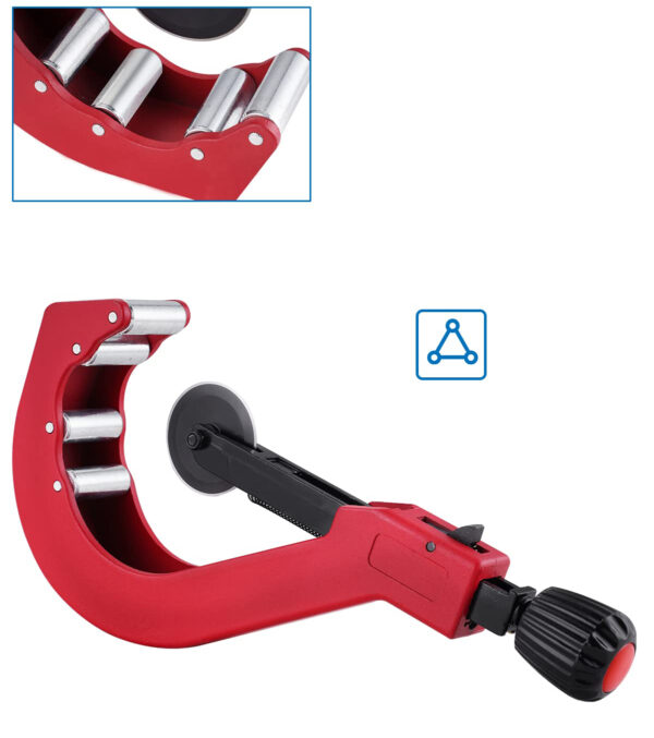 Obcinak BAOSHISHAN do rur PVC/PE/PPR, 50-120mm, twarde tworzywa Powystawowy - obrazek 2