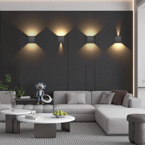 Ścienne Lampy LED K-Bright GW-A310 8PCS 12W 3000K Ciepła Biała - obrazek 7