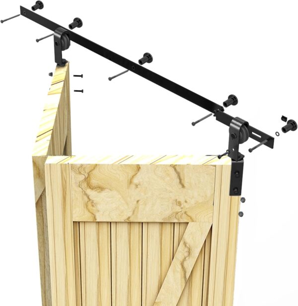 Zestaw akcesoriów do drzwi przesuwnych QINAIXQM, do szerokości 122CM - obrazek 6