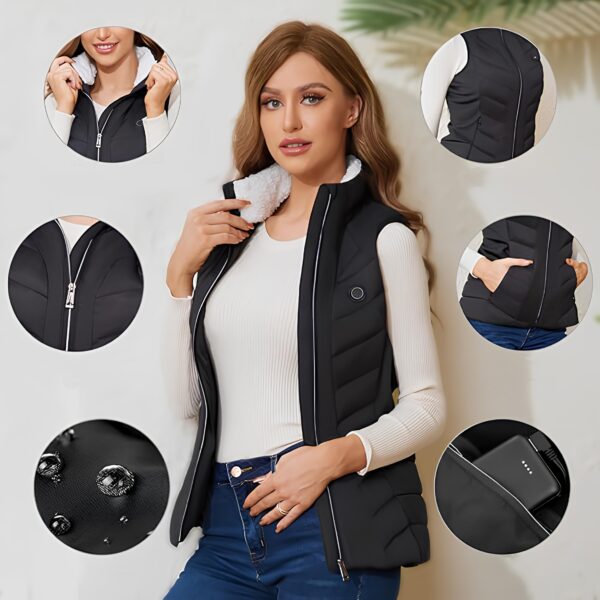 Damska kamizelka z podgrzewaniem Zogeicy HEATED CLOTHES, rozmiar L - obrazek 3