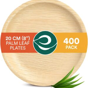 Talerze okrągłe ECO SOUL, 20cm, kompostowane z liści palmowych, 400 szt.