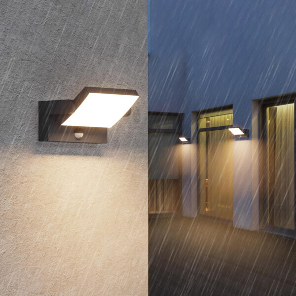 USZKODZONY Lampa LED ścienna Klighten 24W czujnik ruchu 1500lm 3000K 2szt. - obrazek 4