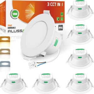 Reflektory LED ALUSSO 230V 10W zestaw 12 szt. lampy ogrodowe zewnętrzne wodoodporne IP65