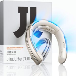 UŻYWANY Wentylator na szyję JISULIFE Neck Fan 5800mAh LED bezłopatkowy