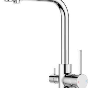 Bateria kuchenna FORIOUS EUKF61CH, 3-kierunkowa, stal nierdzewna, chrom Powystawowy