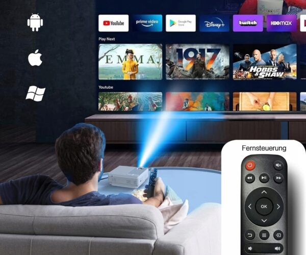 Projektor Staratlas L36P, 5G Wi-Fi Bluetooth Full HD, 12000 lm, bez pilota - obrazek 4