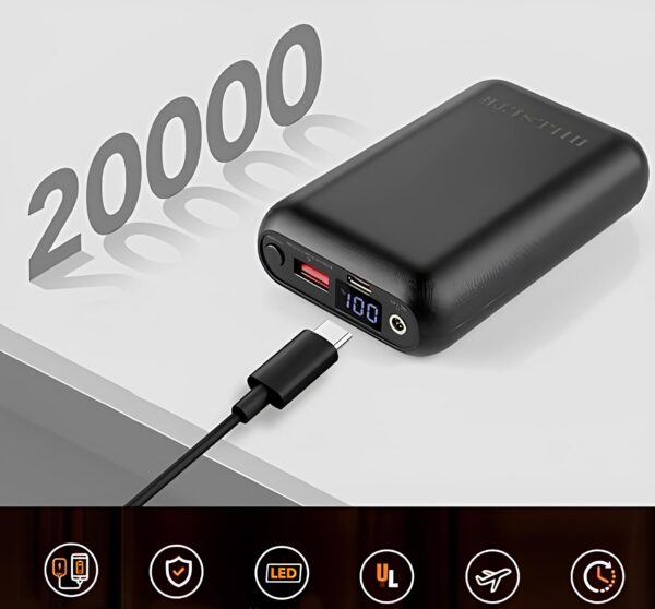 Kamizelka podgrzewana męska HILLSLTR, 20000 mAh, 7,4 V, rozmiar M - obrazek 4