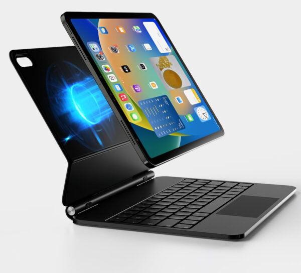 Etui z klawiaturą do iPad 10/11" (2022/2025) Nuflaz X8 QWERTZ DE magnetyczne  POWYSTAWOWY - obrazek 4