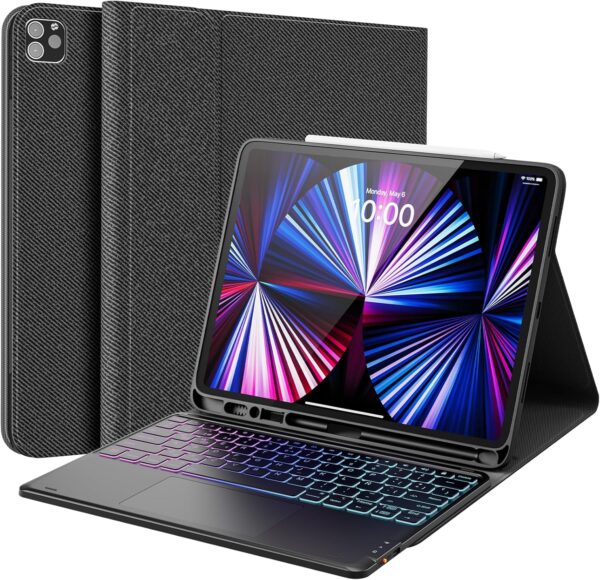 Klawiatura do iPad Pro 12.9 Earto YF001-BK-ES-B  QWERTY hiszpańska