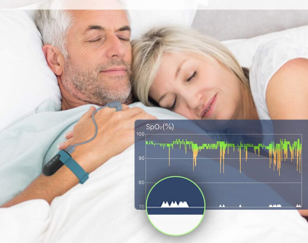 POWYSTAWOWY Pulsoksymetr ViATOM SleepU dla Androida i iOS z aplikacją snu - obrazek 2