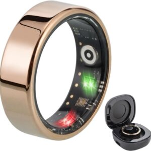 Smart pierścień fitness AMOVAN tracker kalorii pulsu/snu/tlenu wodoodporny